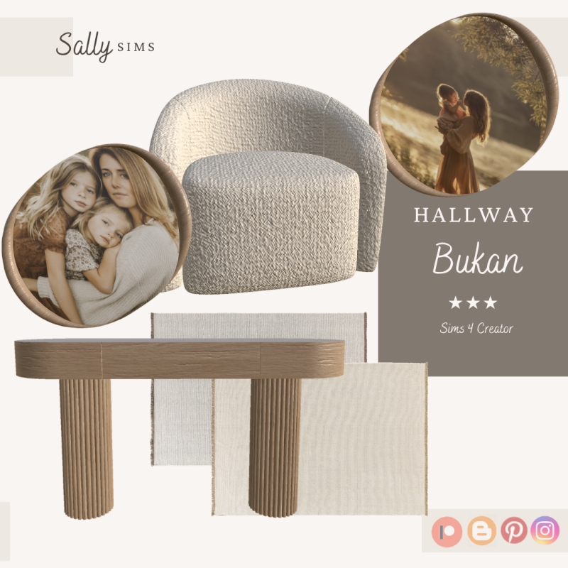 Alpha Hallway BUKAN by sally4sims - The Sims 4 Custom Content