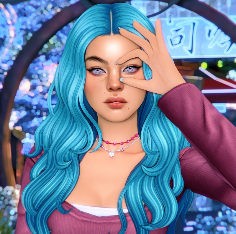 Mix Элиша Мортон by espryana - The Sims 4 Custom Content