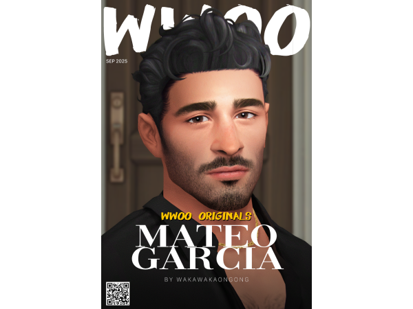 Maxis Match [WWOO] Mateo Garcia by wakawakaongong - The Sims 4 Custom Content