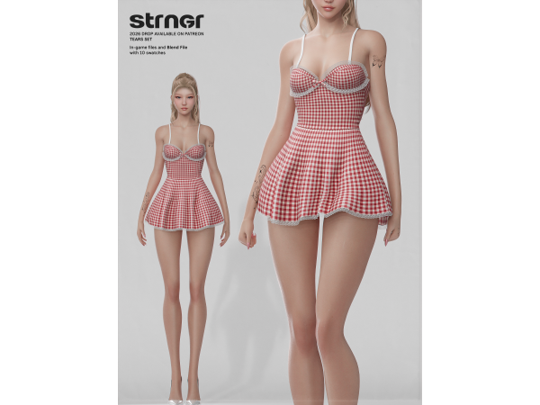 Alpha Tears Set - The Sims 4 Custom Content