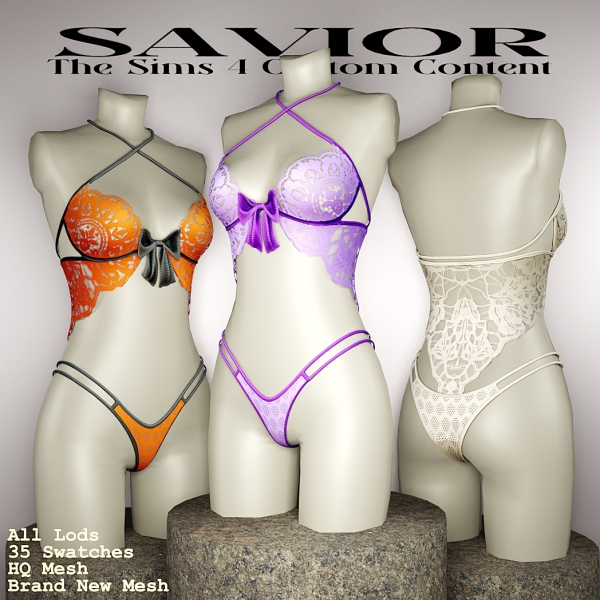 Alpha Svr_Yessy Asfalinda Lingerie by saviorts4 - The Sims 4 Custom Content