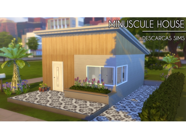 Alpha Minuscule House - The Sims 4 Custom Content