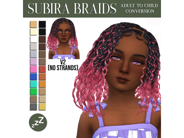 Maxis Match SIMSTROUBLE HAIR CONVERSIONS by sleepyz sims - The Sims 4 Custom Content