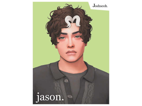 Maxis Match Jason Todd Hair by jo_se_oh - The Sims 4 Custom Content