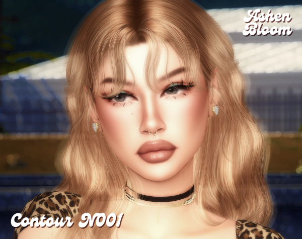 Alpha Contour N001 AshenBloom by simsfinds - The Sims 4 Custom Content