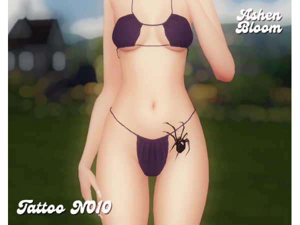 Mix Tattoo N010 AshenBloom by AshenBloom - The Sims 4 Custom Content
