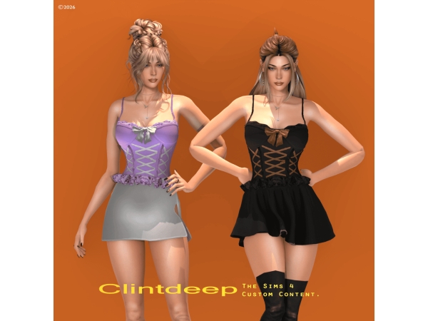 Alpha Clintdeep Sarah Corset - The Sims 4 Custom Content