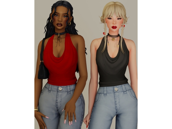 Maxis Match Heart stealer top - The Sims 4 Custom Content