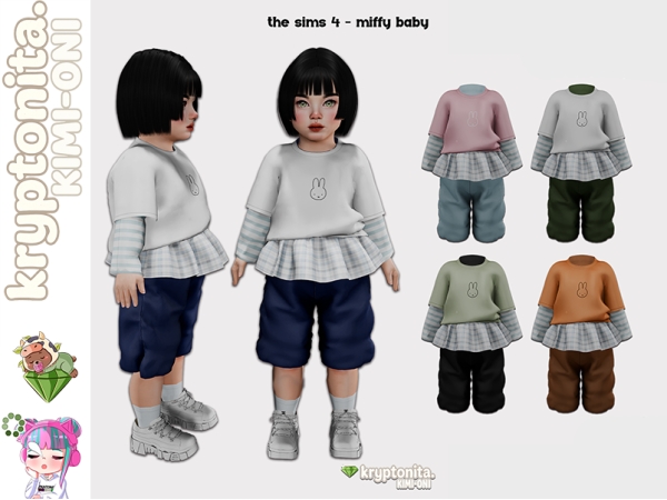 Maxis Match miffy toddler - The Sims 4 Custom Content