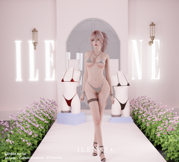 Alpha ILN Iori Lingerie by ilenes4 - The Sims 4 Custom Content