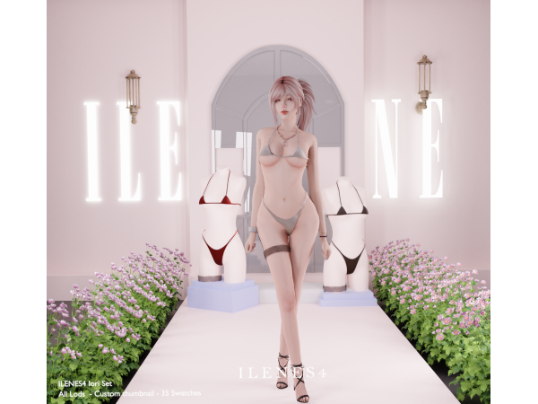 Alpha ILN Iori Lingerie - The Sims 4 Custom Content