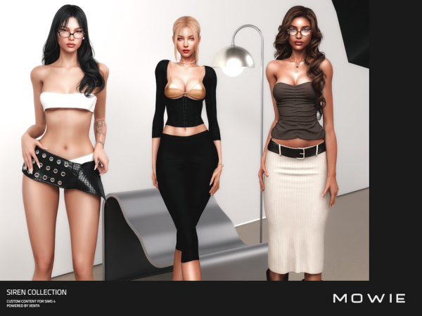 Alpha MOWIE Siren Collection by VentaStudio - The Sims 4 Custom Content