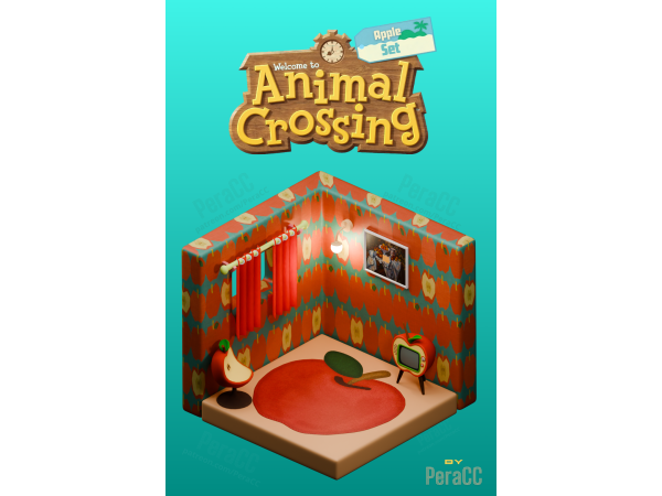 Maxis Match Apple Set - The Sims 4 Custom Content