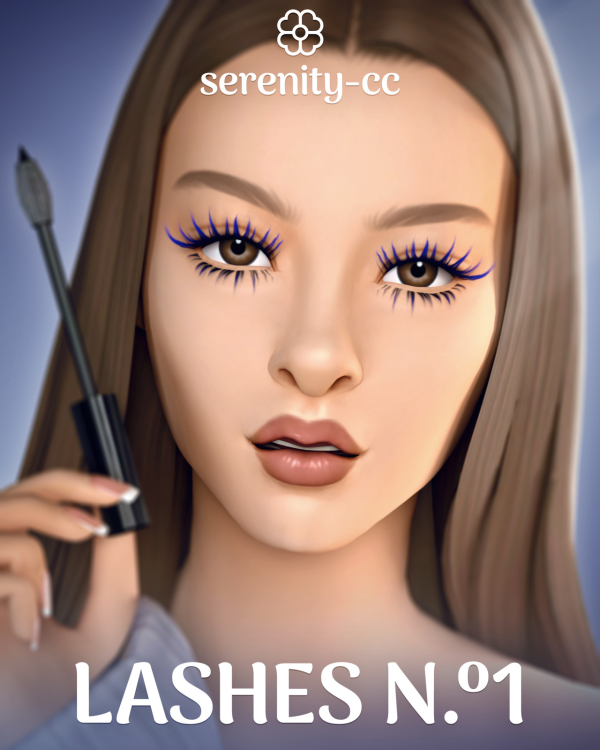 Maxis Match 3D Eyelashes Nº1 by simsfinds - The Sims 4 Custom Content