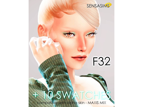 Mix Soft Glam Eyeshadow F32 - The Sims 4 Custom Content