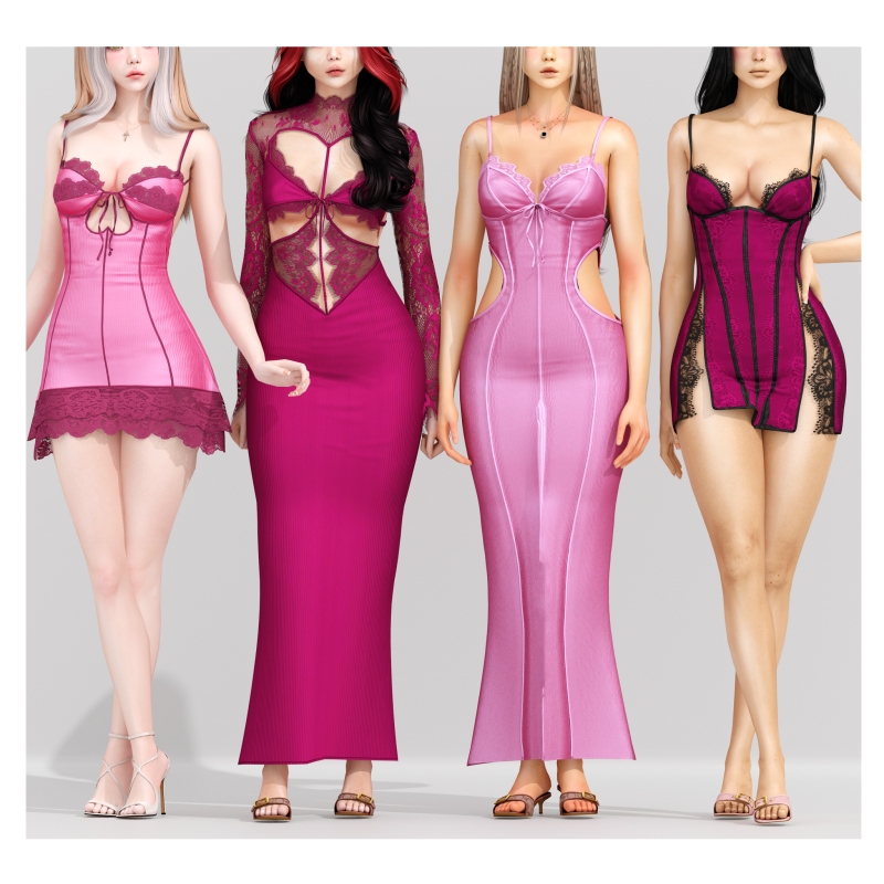 Mix Hot summer Collection by babyetears - The Sims 4 Custom Content