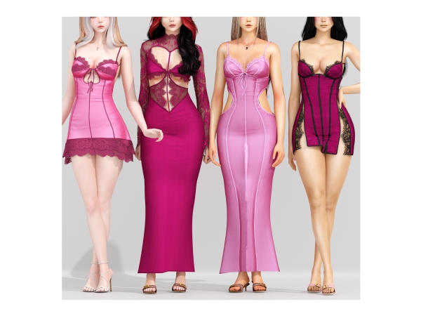 Mix Hot summer Collection - The Sims 4 Custom Content