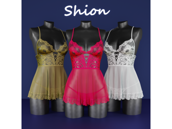 Alpha Shion Corla Lingerie - The Sims 4 Custom Content