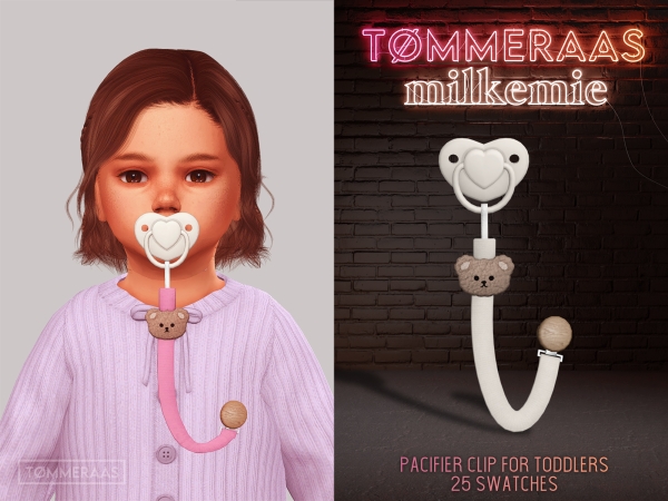 TØMMERAAS | Bear Pacifier Clip for Toddlers