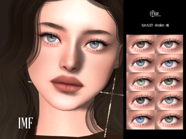 Alpha IMF Eyes N377 by IzzieMcFire - The Sims 4 Custom Content