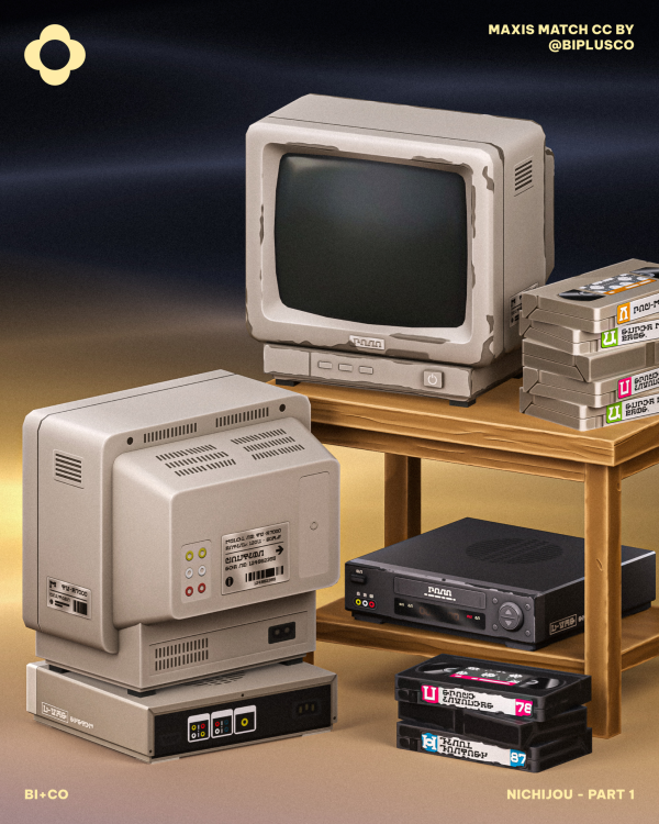 Maxis Match Nichijou Part 1 by simsfinds - The Sims 4 Custom Content