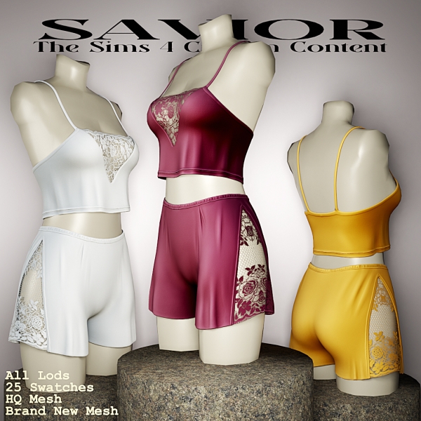 Alpha Svr_Velove Vexia Outfit by saviorts4 - The Sims 4 Custom Content