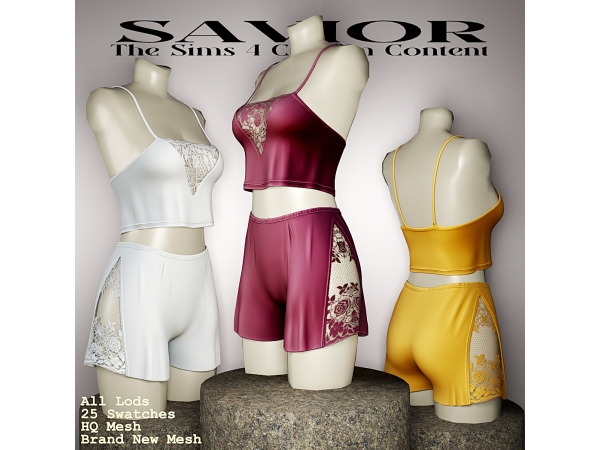 Alpha Svr_Velove Vexia Outfit - The Sims 4 Custom Content
