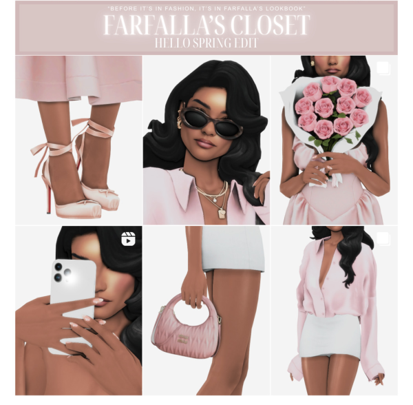 Mix HELLO SPRING EDIT by simsfinds - The Sims 4 Custom Content