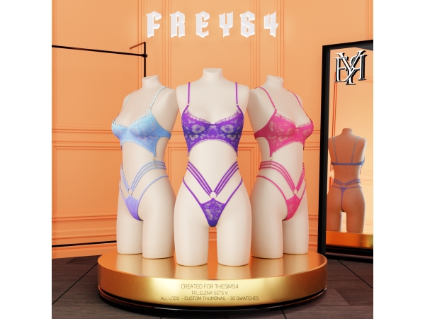 Alpha FR_Elena Sets V - The Sims 4 Custom Content