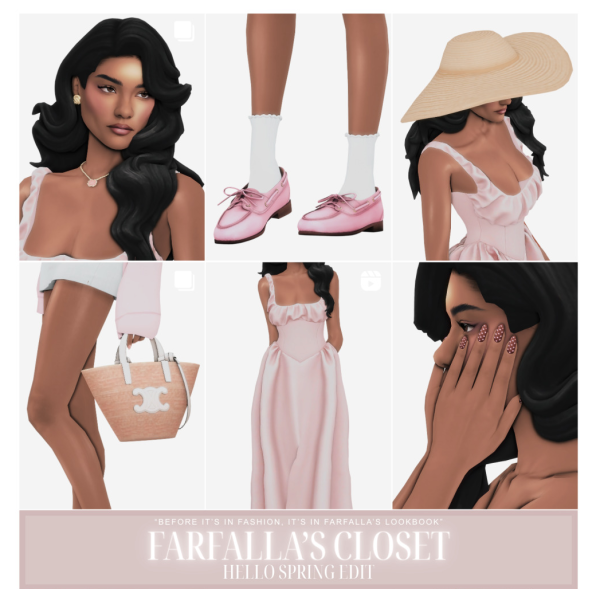 Mix HELLO SPRING EDIT by simsfinds - The Sims 4 Custom Content