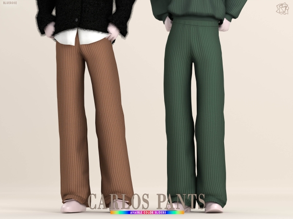Mix Carlos Cozy Pants brsims - The Sims 4 Custom Content