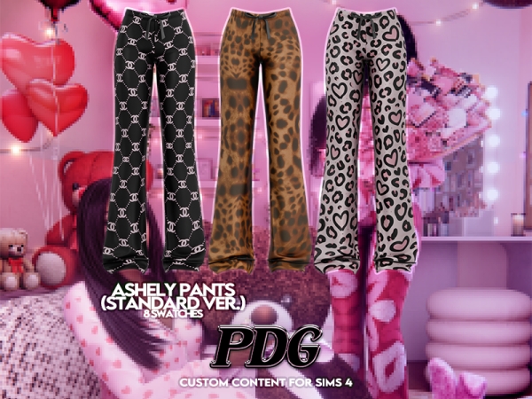 Alpha PDG Ashely Pants (Standard Version) - The Sims 4 Custom Content