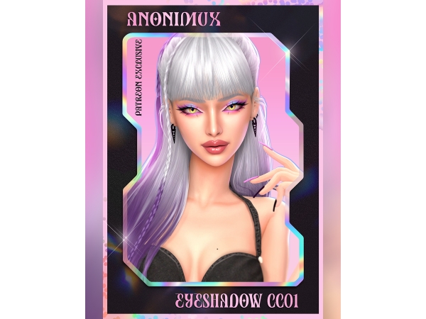 Mix ANX HOLO Eyeshadow CC01 - The Sims 4 Custom Content