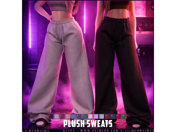 Alpha Plush Sweats - The Sims 4 Custom Content
