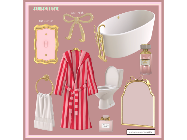 Alpha Ribbon set part 2 by sims41ife - The Sims 4 Custom Content