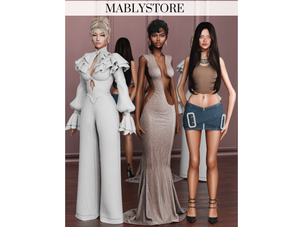 Alpha MABLYCLOSET by mably - The Sims 4 Custom Content