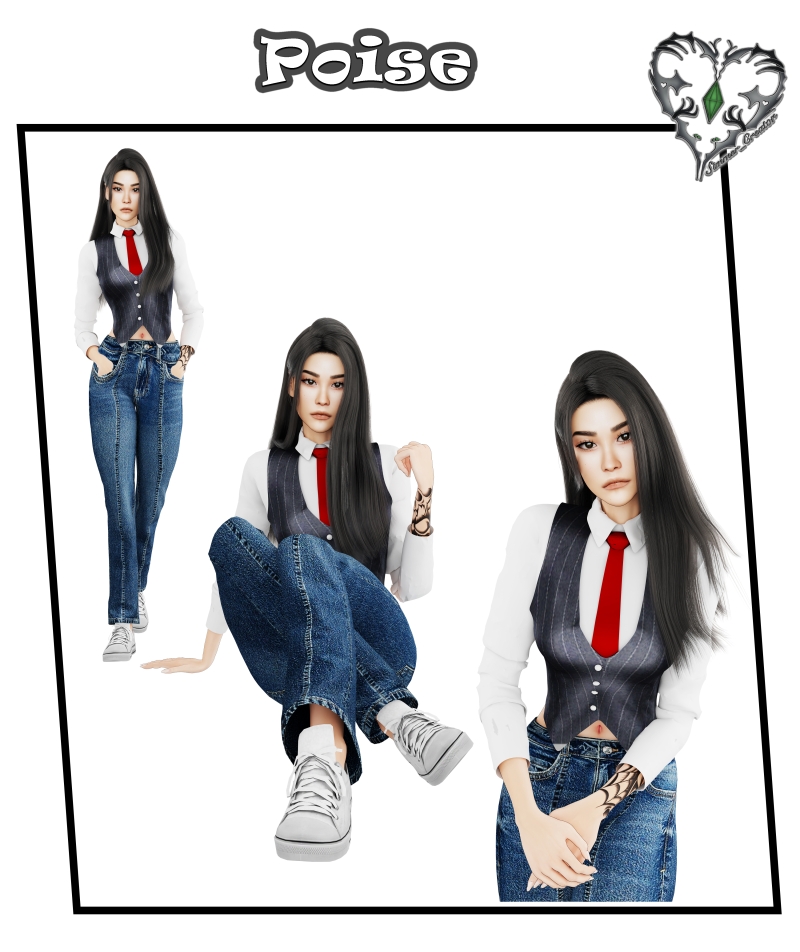 Mix Poise by simmer_creator - The Sims 4 Custom Content