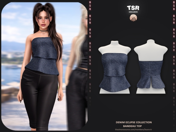 Alpha SET Denim Eclipse Collection BD1657 - The Sims 4 Custom Content