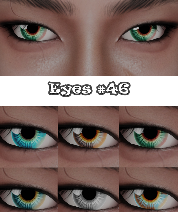 Alpha Eyes 46 by simmer_creator - The Sims 4 Custom Content