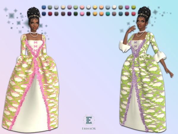 Mix ErinAOK Womens Gown 031426 - The Sims 4 Custom Content