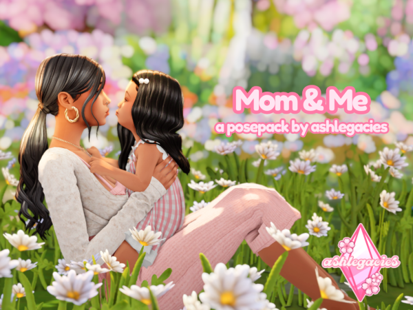 Maxis Match Mom Me Posepack - The Sims 4 Custom Content