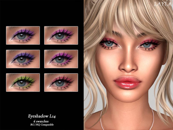 Alpha curseforge Eyeshadow L14 by layla - The Sims 4 Custom Content
