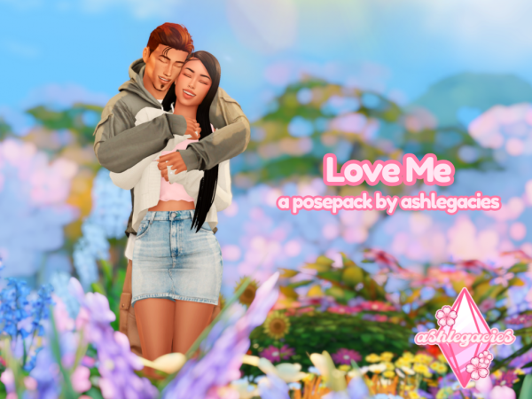Alpha Love Me Posepack - The Sims 4 Custom Content