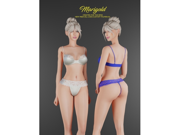 Alpha MARIGOLD TS4_Cristahobble - The Sims 4 Custom Content