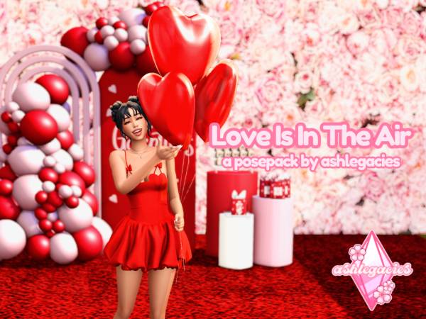 Alpha Love Is In The Air Posepack - The Sims 4 Custom Content