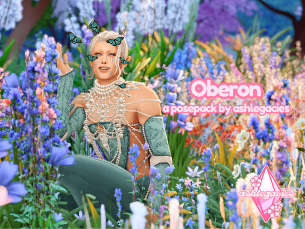 Mix Oberon Posepack - The Sims 4 Custom Content