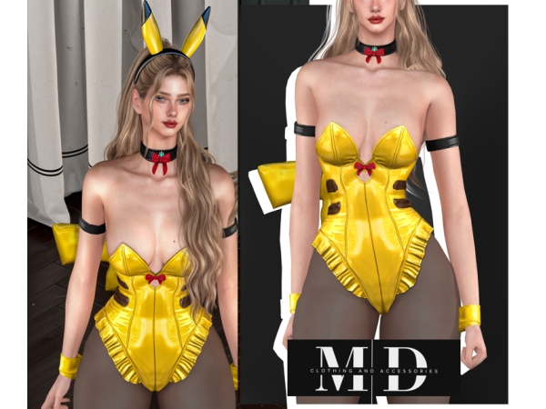 Alpha SEXY PIKA PIKA COSPLAY by mydarling20 - The Sims 4 Custom Content