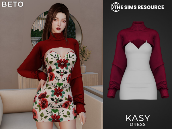 Sims 4 Kasy (Dress) by Beto_ae0