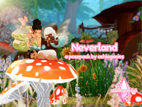 Mix Neverland Posepack - The Sims 4 Custom Content