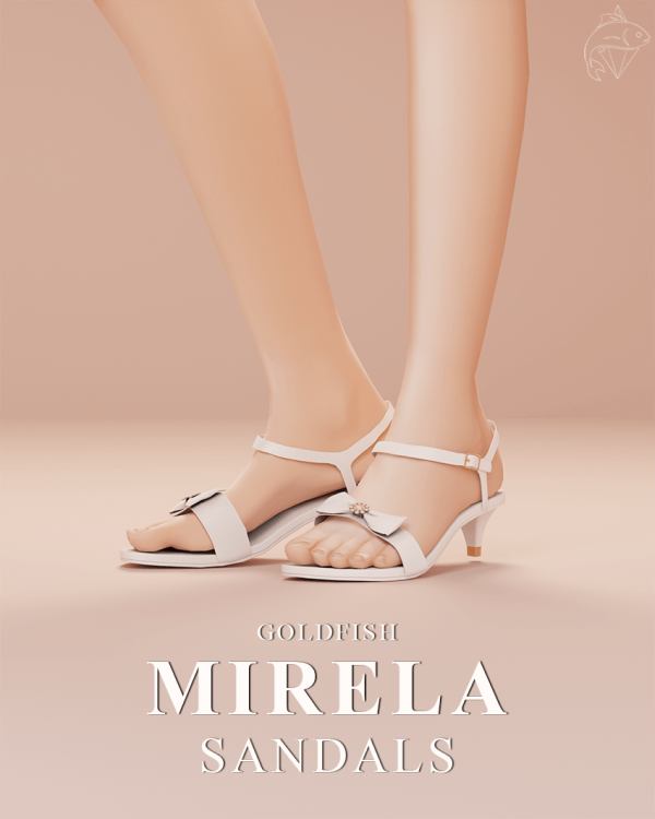 Maxis Match GoldFish Mirela Sandals by simsfinds - The Sims 4 Custom Content
